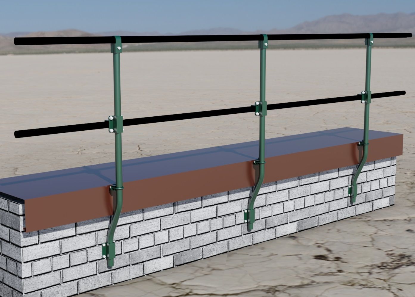 Кровельное ограждение Fisher parapet h 0.9 m