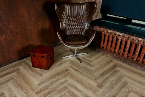 Виниловый пол Vinilam Parquet Herringbone Glue Паркет Классический GD11166