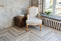 Виниловый пол Vinilam Parquet Herringbone Glue Паркет Эрмитаж GD11122