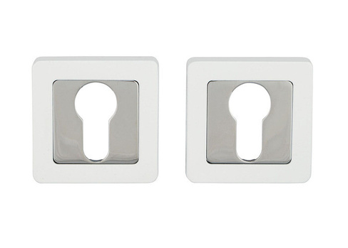 Накладка цилиндровая S-Locked A-20-р White/CP