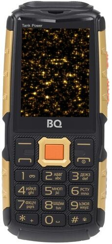 Сотовый телефон BQ 2430TankPowerBlack+Gold