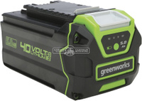 Аккумулятор GreenWorks G40B5 (PRC, Li-ion, 40V, 5 А/ч)