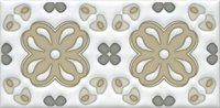 Керамический декор 7,4х15 Kerama Marazzi Клемансо орнамент A616