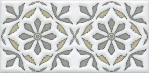 Керамический декор 7,4х15 Kerama Marazzi Клемансо орнамент A618