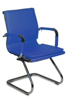 Офисный стул CH-993-LOW-V Иск. кожа синяя