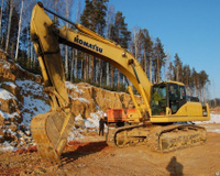 Аренда гусеничного экскаватора Komatsu PC300