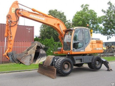 Аренда экскаватора колесного Doosan DX160