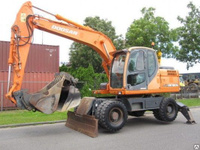 Аренда экскаватора колесного Doosan DX160