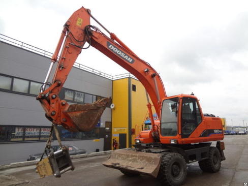 Аренда экскаватора колесного Doosan DX178