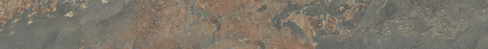 Керамический бордюр 25х2,5 Рамбла коричневый обрезной