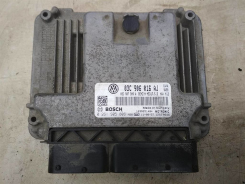 Блок управления двигателем Volkswagen Golf VI 2009-2012 (УТ000045773) Оригинальный номер 03C906016AJ