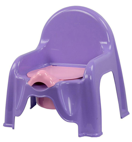 Горшок детский пластм. - стульчик туалетный Фиолетовый М1327