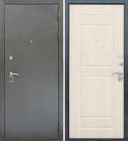 Металлическая входная дверь Тайгер Триоантик серебро/сандал белый