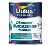 Краска водно-диспер. для фасадных поверн. DULUX TRADE Фасадная Мат. BW 2,5л