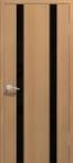 Дверь межкомнатная Style Стиль 2.2 остекленная, рисунок с 1/2 стороны