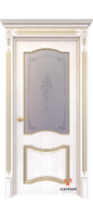Дверь межкомнатная остекленная Imperial Бьянка