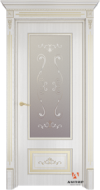 Дверь межкомнатная остекленная Imperial Мерано
