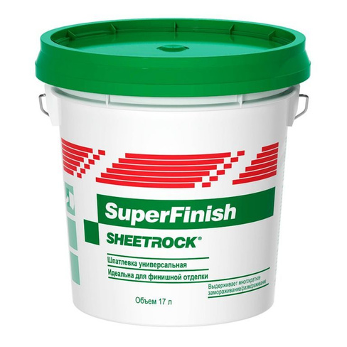 Шпатлевка Sheetrock SuperFinish ШИТРОК 28 кг