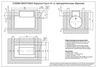 Монтаж установки многоступенчатой очистки Евролос ГРУНТ 4+, 2000x1200x1700