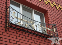 Балкончики декоративные кованые