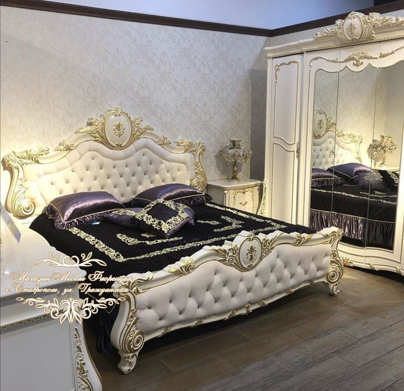 Спальня Монреаль крем Арида мебель магазин Мебель Флоренция