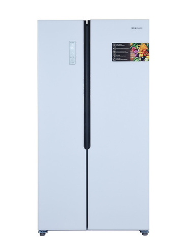 Холодильник WILLMARK SBS-636NFWG (472л, Total NoFrost, стекл.панели)