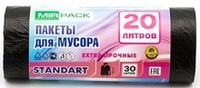 Мешки для мусора STANDART 20 л 30 шт