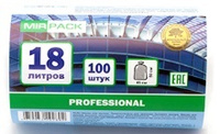 Мешки для мусора PROFESSIONAL 18 л 100 шт