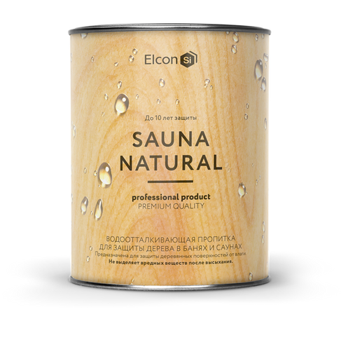 Пропитка для бани и сауны Elcon Sauna Natural 0, 9 л