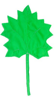 Осенний лист "Кленовый" зеленый ВиНи