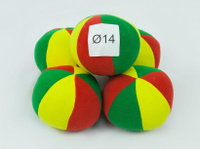 Мячик мягконабивной Вини d14см 3-х цветный 1 штука ВиНи