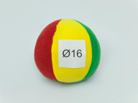 Мячик мягконабивной Вини d16см 3-х цветный 1 штука ВиНи
