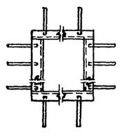 Деталь закладная стальная для фундаментов МН757-1 серия 1.400-15.B1.720-62