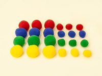Набор мячиков-мякишей Вини разноцветные 24 штуки ВиНи