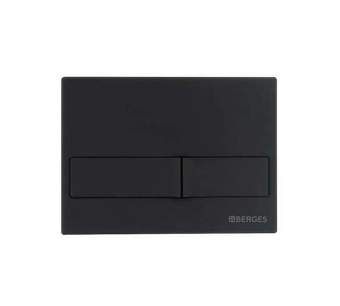040015 Кнопка BERGES для инсталляции NOVUM L5 Soft Touch, черная