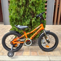 Велосипед 16 дюймов Black Aqua Crizzy цвет оранжевый