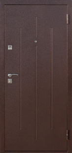 Левая металлическая дверь