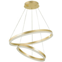 Люстра Natali Kovaltseva LED LAMPS 81299, 140 Вт, кол-во ламп: 2 шт., цвет: золотой