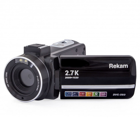Цифровая видеокамера Rekam DVC-560, черная