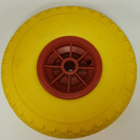 Колесо для тачки полиуретановое 260мм 3.00-4 (20) пластиковый диск