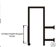 Гидрошпонка АКВАСТОП ДЗС-160/100-3/35 (ПВХ-П)