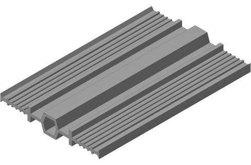 Гидроизоляционная шпонка центральная деформационная ЦДР-196К25 (Р)