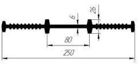 Гидроизоляционная шпонка со специальным профилем ЦР-250/6 (Р) для гидротехн