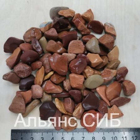 Галька коричнево-красная Аргиллит фр. 10-20 мм