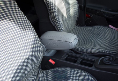 Подлокотник серый экокожа (пластик) Opel Corsa E 2014-2020