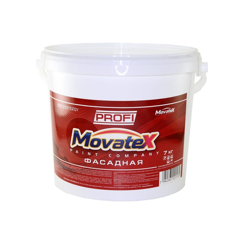 Фасадная водоэмульсионная краска Movatex PROFI