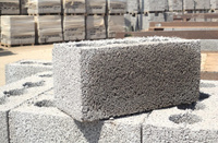 Блок керамзитобетонный стеновой полнотелый D1100 150х200х590 мм
