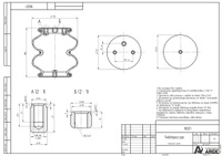 Пневмоподушка (сильфон двойной закрытый) 180D1