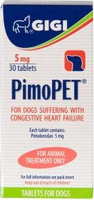 Сердечный препарат для собак GiGi ПимоПет 5 мг, 30 таблеток