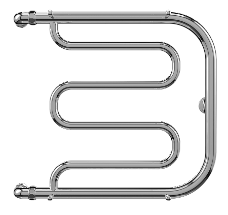 Полотенцесушитель нержавейка Фокстрот 500х500 ду-25